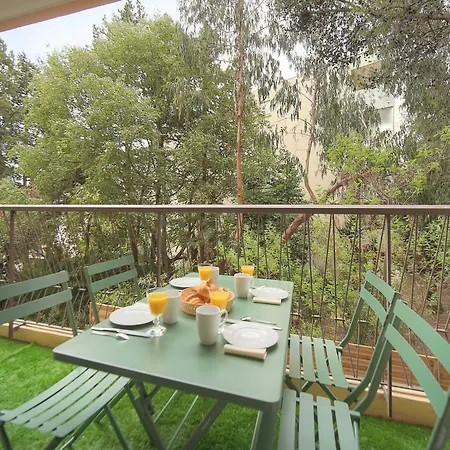 Calme 2 Balcon Vue Jardin-carnot A2b266 * Cannes