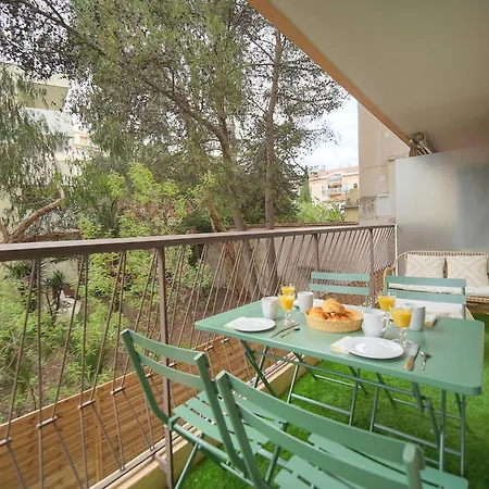 Calme 2 Balcon Vue Jardin-carnot A2b266 Apartamento *